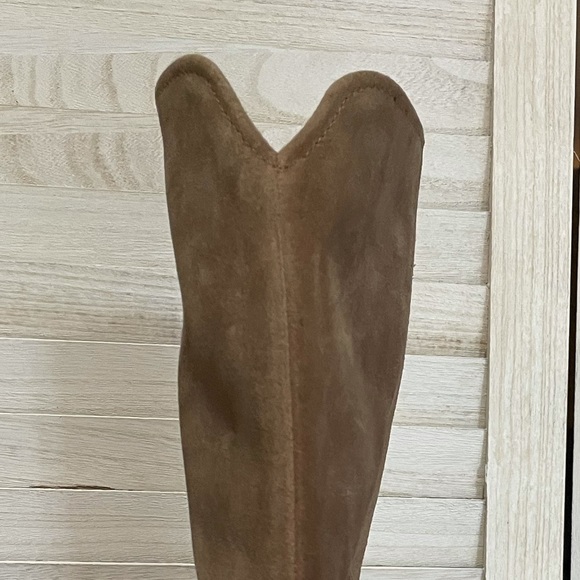 NWOT- Frye June Heeled Tall suede Boot - Picture 5 of 10